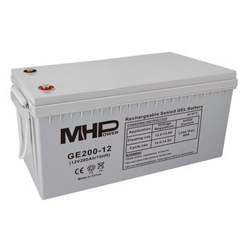 Baterie olověná  12V /200 Ah  MHPower GE200-12 GEL