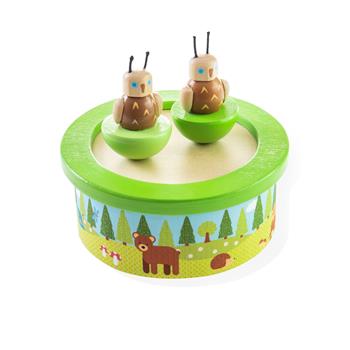 Bigjigs Toys Dřevěná hrací skříňka woodland