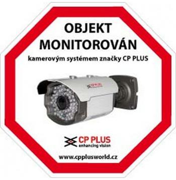 CP-PR-34 Samolepka "Objekt monitorován"