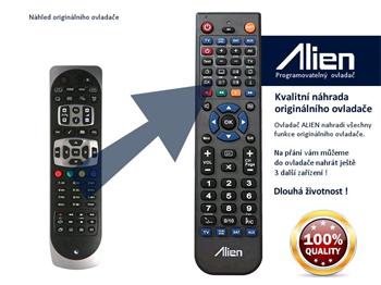 Dálkový ovladač ALIEN AB IPBOX 9000 - náhrada