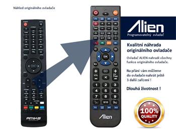 Dálkový ovladač ALIEN Amiko STHD 8800 CICXE PVR - náhrada