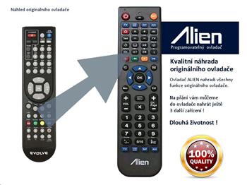 Dálkový ovladač ALIEN Evolveo BlackStar HD-5060 náhrada