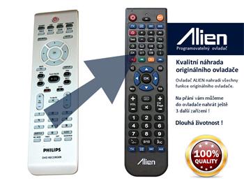 Dálkový ovladač ALIEN Philips DVDR3400