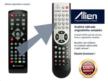 Dálkový ovladač ALIEN STB GoGEN DVB 219 T2 DUAL