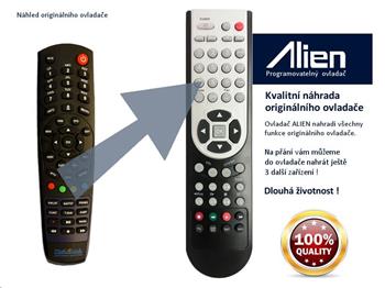 Dálkový ovladač ALIEN STB Medialink 6500