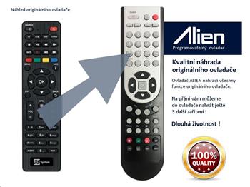 Dálkový ovladač ALIEN STB TeleSystem TS6810 Stealth