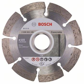 Diamantový dělicí kotouč Standard for Concrete - 115 x 22,23 x 1,6 x 10 mm - 3165140441247 BOSCH