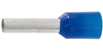 Dutinka pro kabel 2,5mm2 modrá (E2512)