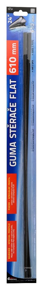 Guma stěrače FLAT 610 mm 2ks