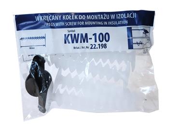 Hmoždinka KWM-100 sada 4 ks + 1x klíč do polystyrénu 98x18