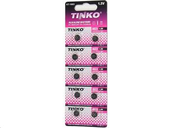 Knoflíková baterie do hodinek G3 TINKO AG3 Alkaline