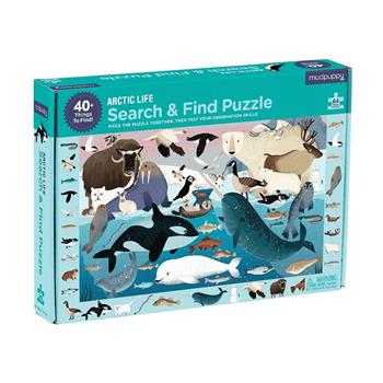 Mudpuppy Puzzle skládej a hledej Život v Arktidě 64 dílů