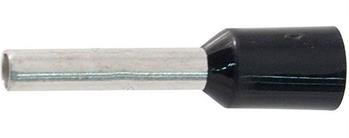 Dutinka pro kabel 1,5mm2 černá (E1510), balení 100ks