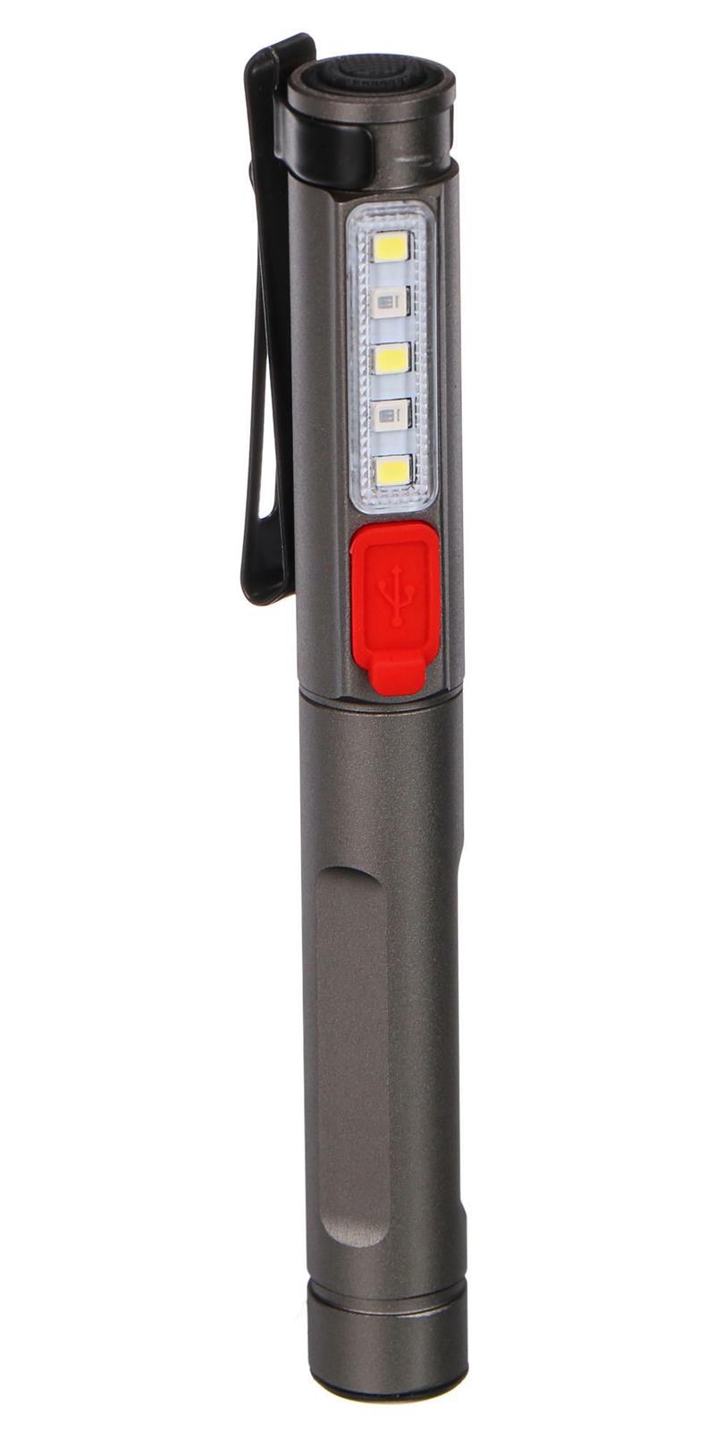 Svietidlo multifunkčné LAMP PEN UV 2, 150 lm, COB LED, USB SIXTOL