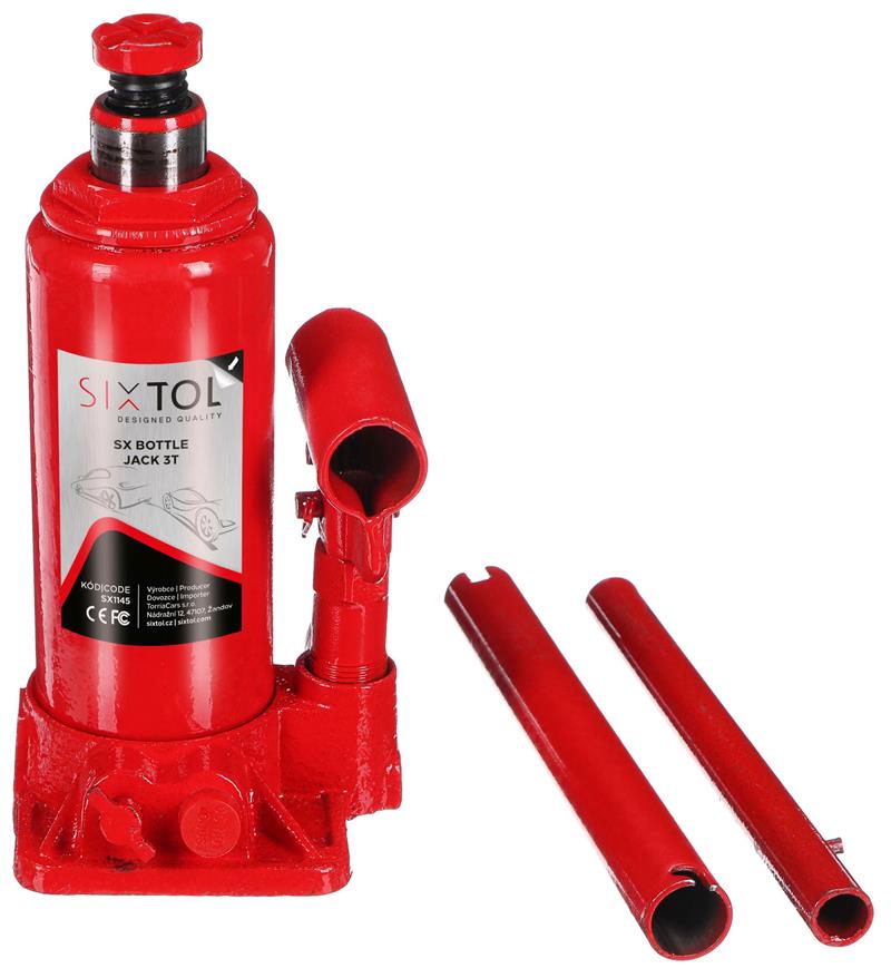 Hydraulický zdvihák panenka SX BOTTLE JACK 3 T SIXTOL