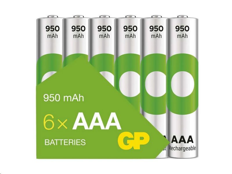 Nabíjacia batéria GP ReCyko 950 (AAA) 6 ks