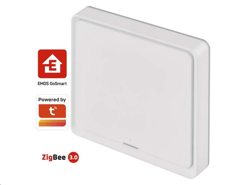 GoSmart Prenosný ovládač scén IP-2001ZW, ZigBee 3.0, 1-tlačidlový