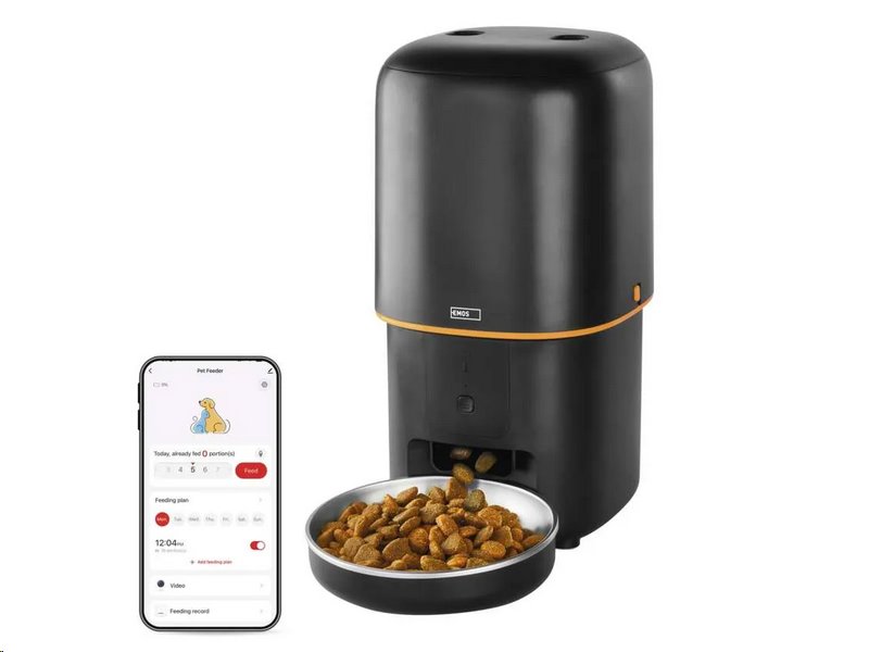 GoSmart dávkovač krmiva Pet Care, 4 l, čierny, Wi-Fi