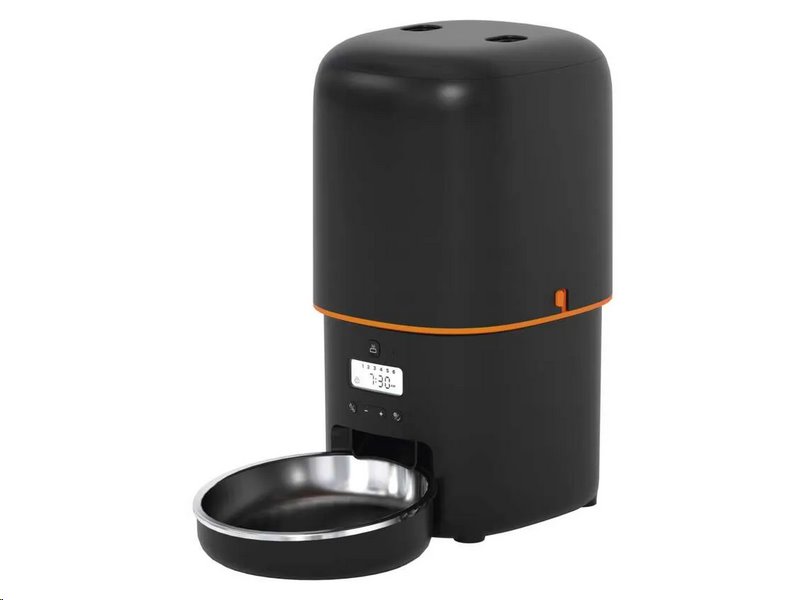 Dávkovač krmiva Pet Care, 4 l, čierny