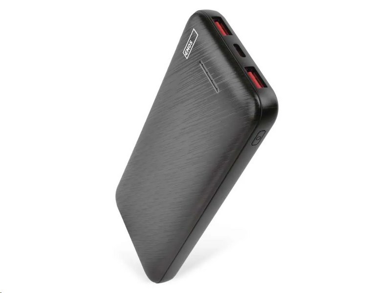 Power bank EMOS AlphaQ3, 10 000 mAh, 22,5 W, čierny