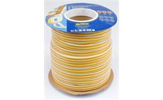 Těsnění do oken a dveří samolepící 9x5,5mm TYP P bílé 100M