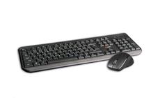 C-TECH WLKMC-01 CZ/SK bezdrátová sada klávesnice a myš 2,4 GHz
