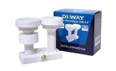 DI-WAY monoblok SINGLE 0,1dB 4.3° WHITE LEOPARD LINE