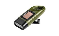  Nouzová LED svítilna Virone LT-33 s dynamem a solárním nabíjením