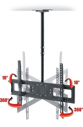 TV držák na strop AX OPTICUM CINEMA PLUS pro TV 32" - 70" / 30 kg