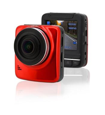 Kamera do auta Full HD 2,4" červená GPS Compass 33613