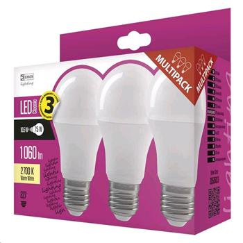 LED žárovka Classic A60 10.5W E27 teplá bílá - 3 ks / cena za pack