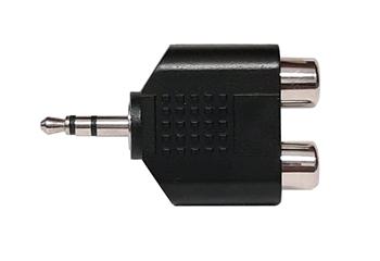 Konektor Jack 3,5 mm - 2x CINCH zásuvka