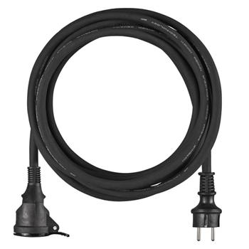 Prodlužovací kabel neoprenový PROFI 5m / 3x1,5mm gumový / 1 zásuvka