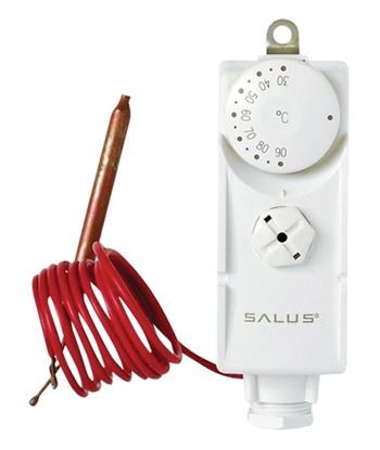 Termostat SALUS AT10F, THK příložný s kapilárovým čidlem