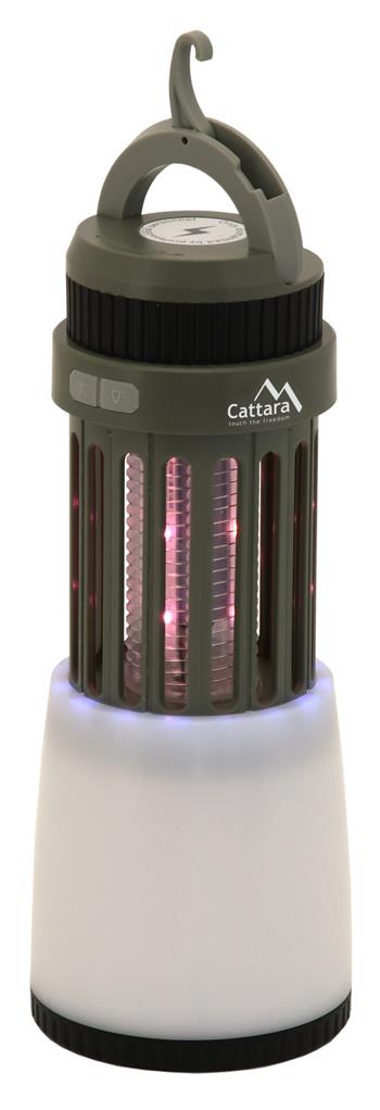 Svítilna Cattara PLUM vysouvací nabíjecí + lapač hmyzu