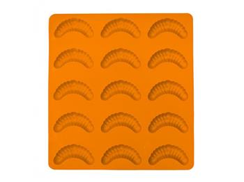 Forma na pečení ORION Rohlíček 15 silikon oranžová