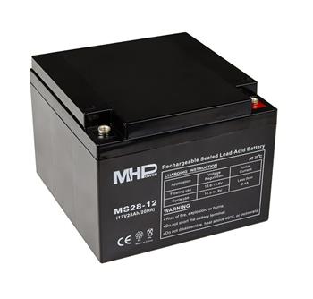 Baterie olověná 12V / 28 Ah MHPower MS28-12