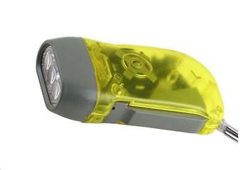 LED dynamo svítilna Velamp IN322Y žlutá