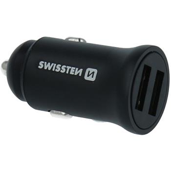 Autoadaptér SWISSTEN 12-24V 2x USB 48A