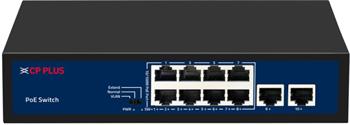 CP-DNW-HPU8H2-96-V2 Osmiportový 10/100 Mbps PoE switch s 2x 10/100 Mbps uplinkem