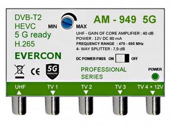 Anténní zesilovač EVERCON AM-949 5G