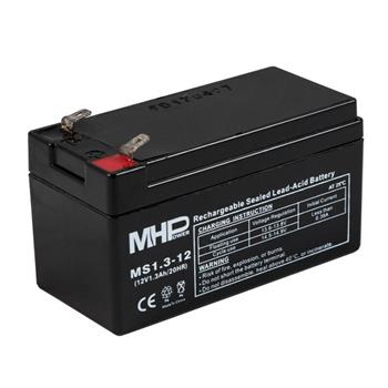 Baterie olověná 12V / 1,3 Ah MHPower MS1.3-12