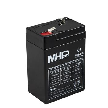 Baterie olověná 6V / 4,0 Ah MHPower MS4-6