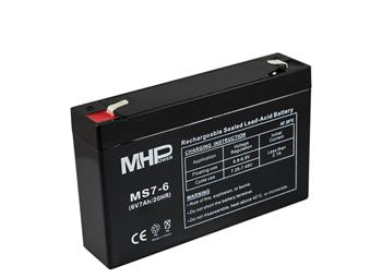 Baterie olověná 6V / 7,0 Ah MHPower MS7-6