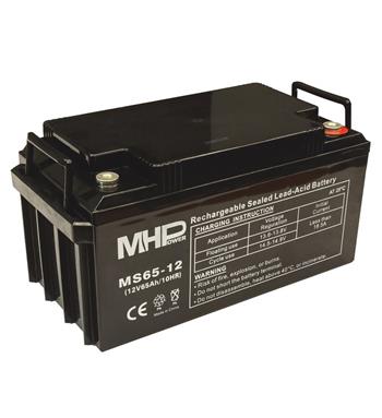 Baterie olověná 12V / 65 Ah MHPower MS65-12