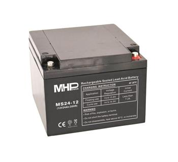 Baterie olověná 12V / 24 Ah MHPower MS24-12