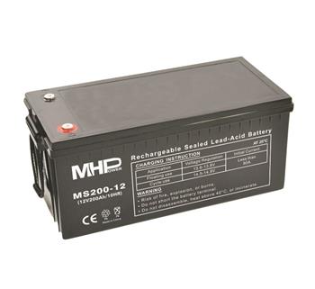 Baterie olověná 12V /200 Ah MHPower MS200-12