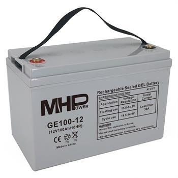 Baterie olověná 12V /100 Ah MHPower GE100-12 GEL