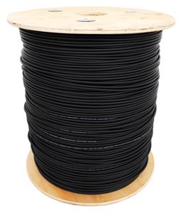 Solarix optický kabel DROP1000 8vl 9/125, 3,7mm LSOH, černý, SXKO-DROP-8-OS-LSOH