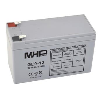 Baterie olověná 12V / 9,0 Ah MHPower GE9-12 GEL